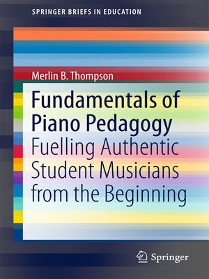 cover image of Fundamentals of Piano Pedagogy